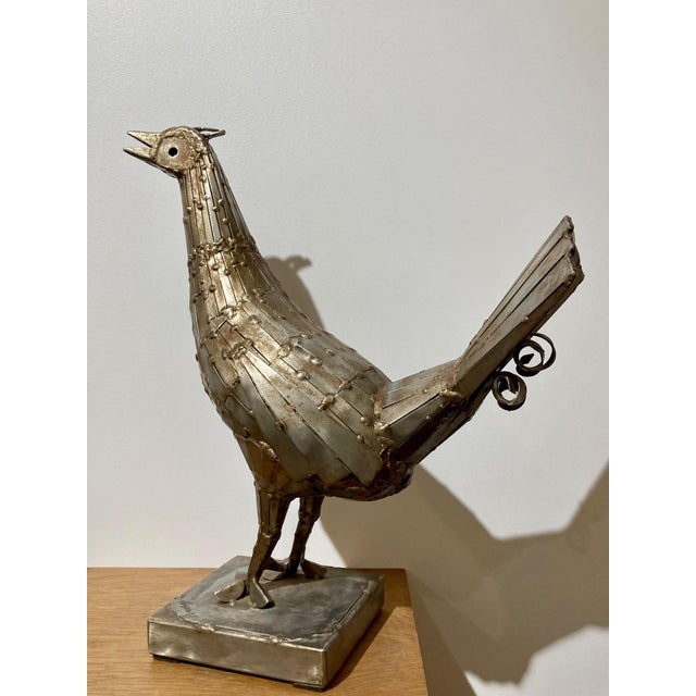 1970s Large Metal Bird, 1970 For Sale - Image 5 of 10