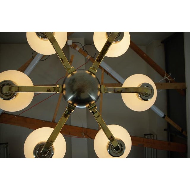 Large Art Deco Chandelier, 1930s For Sale - Image 12 of 16