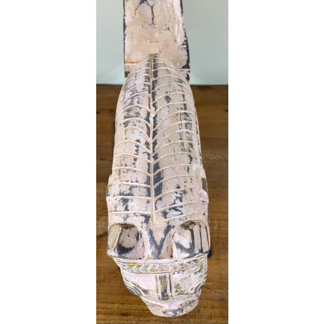 1960s Architectural Hand Carved Wood Horse For Sale In Miami - Image 6 of 13