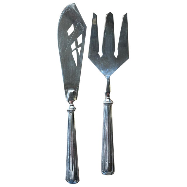 Fish Serving Cutlery, Set of 2 For Sale