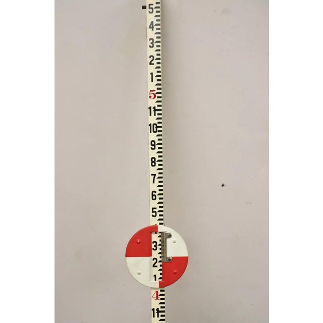 Early 20th Century Keuffel & Esser Co Survey Transit Tripod Stand With Case Stick and Accessories For Sale - Image 10 of 12