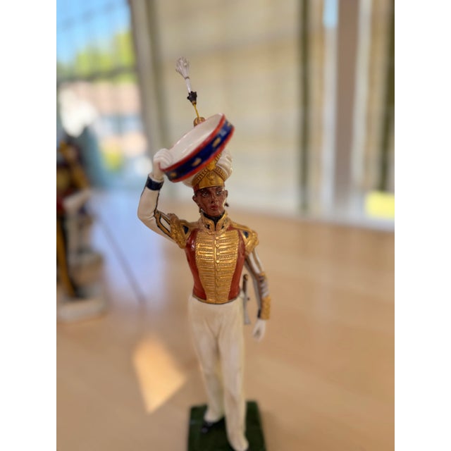 Sitzendorf German Porcelain Indian Jambourine 1st Guards Circa 1830 For Sale In New York - Image 6 of 7