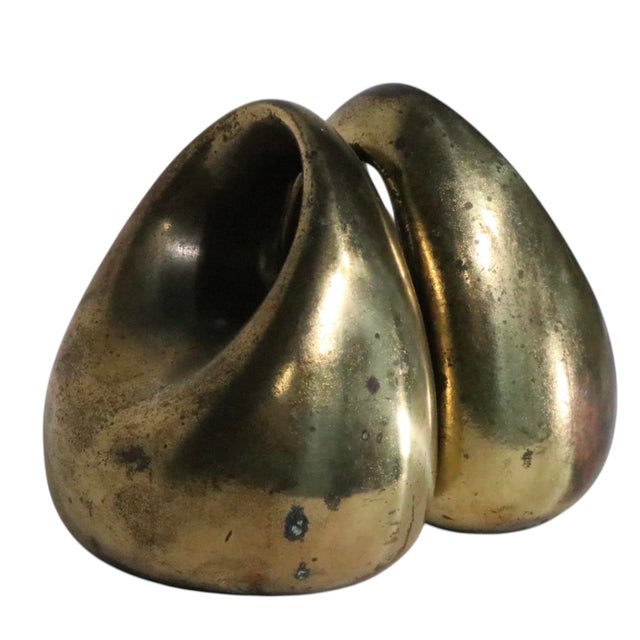 Mid 20th Century Brutalist Ben Seibel for Jenfredware Bookends For Sale - Image 13 of 15