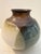 Vintage Robert Maxwell for Pottery Craft studio pottery vessel featuring a compact rounded silhouette with a narrow neck...