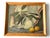 Offered is an oil paint on masonite board still-life painting by Hortense Budell, from the 1930s-1940s. The painting...
