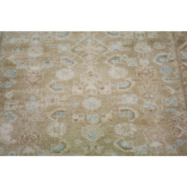 Vintage Turkish Hand Knotted Wool Rug, 3'x10' For Sale - Image 4 of 5