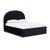 Marlow Performance Velvet Queen Bed, Black For Sale - Image 11 of 11