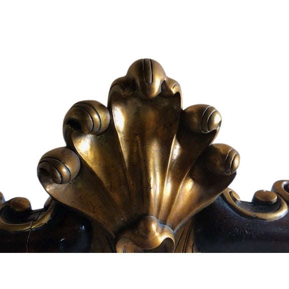 Italian Gold Filigree Console Table For Sale In Dallas - Image 6 of 7
