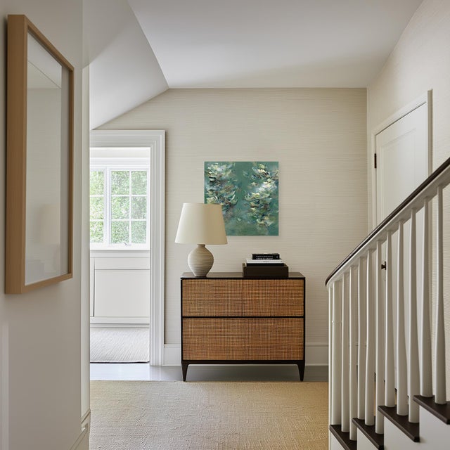 Forest Green Healing Forest - Abstract Green Tone Textural Floral Acrylic Canvas Painting Original Artwork by Ve Boisvert For Sale - Image 8 of 9