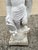 Early 20th Century Early 20th Century Italian Classical Carved Marble 31" Cherub Dolphin Garden Fountain Statue For Sale - Image 5 of 13