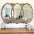 Rare Vintage Triple Oval Mirror 66”w | Statement Mirror For Sale - Image 9 of 9