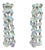 Vintage Aurora Borealis Crystal Clip on Earrings For Sale