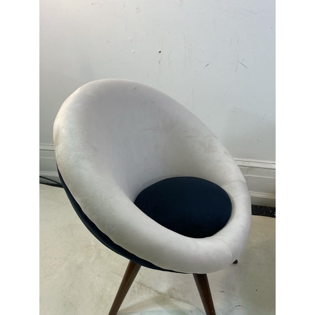 Jean Royère Modern Jean Royere Style Chairs - a Pair For Sale - Image 4 of 6