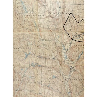 Morrisville, New York 1902 U S Geological Survey Folding Map For Sale