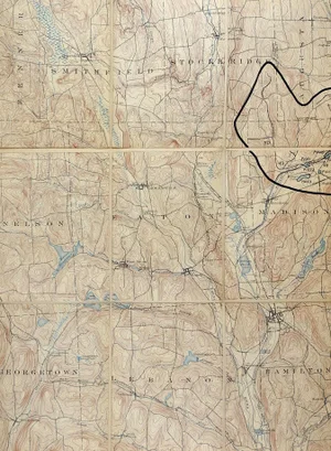 Morrisville, New York 1902 U S Geological Survey Folding Map