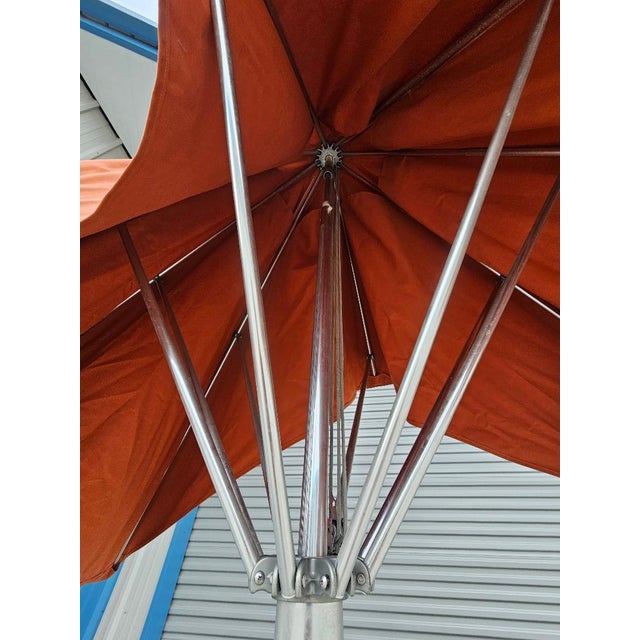 Tuuci Ocean Master Large Rectangular Umbrella With Stand For Sale - Image 11 of 18