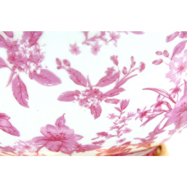 Ceramic French Hand Painted Glazed Porcelain Decorative Bowl For Sale - Image 7 of 12