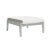 Mid-Century Modern Seattle Gray Portofino Outdoor Ottoman by the Drawing Room Atl For Sale - Image 3 of 3