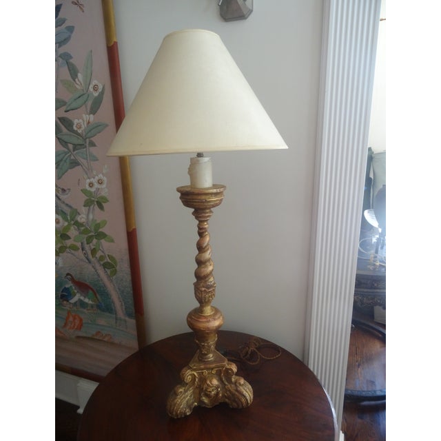 19th Century Alter Stick Lamp Attributed to Paul Ferrante For Sale In Los Angeles - Image 6 of 6