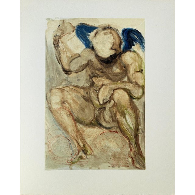 Salvador Dali, L'Ange de Misericorde, Nude, Etching For Sale - Image 6 of 6