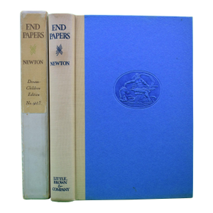 "End Papers: Literary Recreations" 1933 Newton, A. Edward