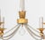 Contemporary Modern Art Glass Silvered and Giltwood Chandelier For Sale - Image 3 of 9