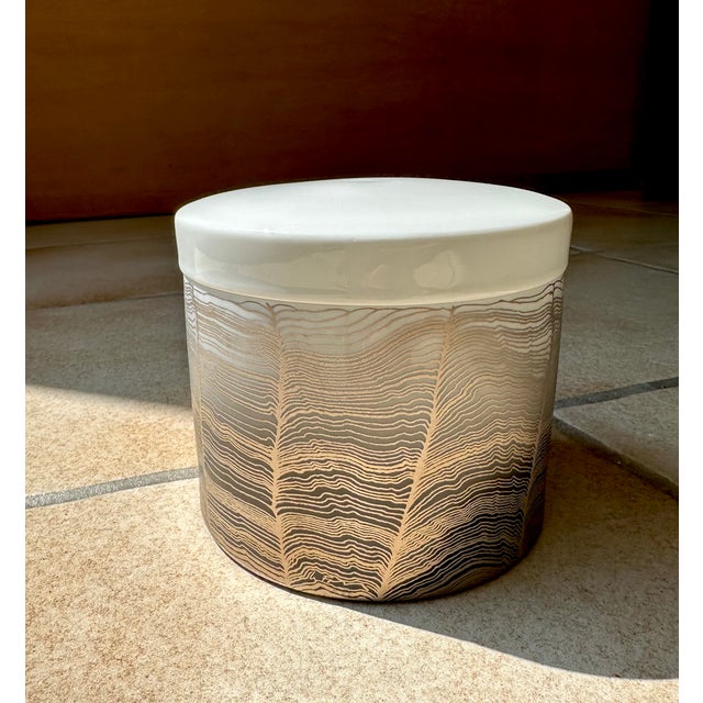 Large Porcelain Bowl with Lid by Alain Le Foll for Rosenthal Studio Line, 1970s For Sale - Image 12 of 13