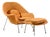 Eero Saarinen for Knoll Mid Century Womb Chair With Ottoman For Sale