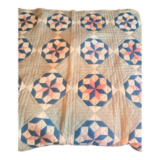 Great Great Grandma’s Completely Handmade and Stitched Quilt. Amazing Condition and Quality With a Written and Verifiable Back Story. For Sale