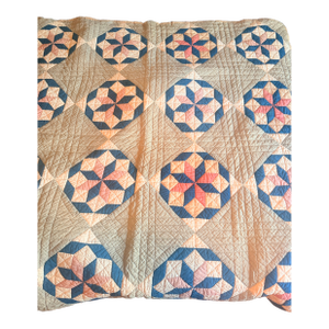 Great Great Grandma’s Completely Handmade and Stitched Quilt. Amazing Condition and Quality With a Written and Verifiable Back Story.