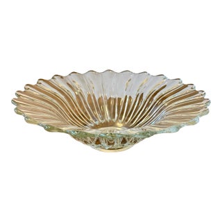 Heisey Crystolite Flared Serving Bowl For Sale