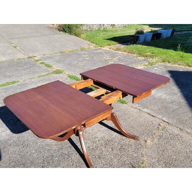 1950s Mid Century Duncan Phyfe Table For Sale - Image 5 of 7