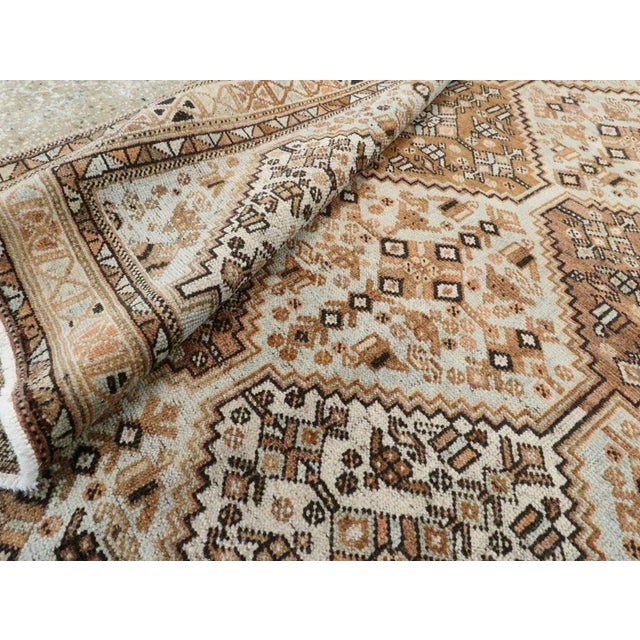 Textile Galerie Shabab Collection Early 20th Century Persian Afshar Accent Rug For Sale - Image 7 of 7