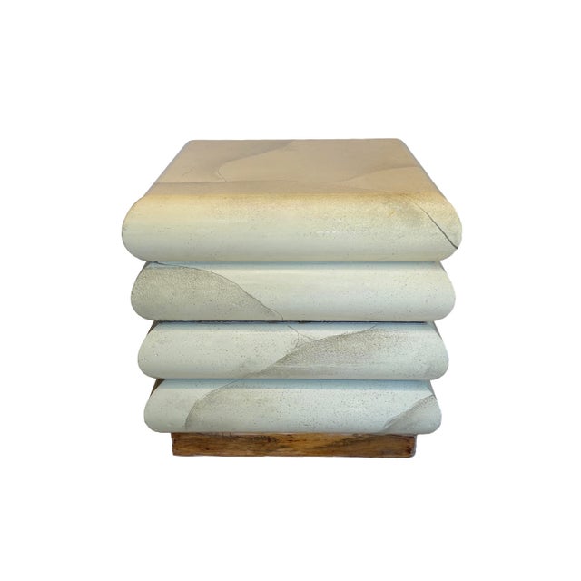 Mid 20th Century Postmodern Bubble Side Table, Made in Italy For Sale - Image 4 of 12