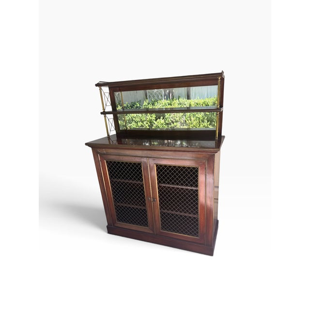 Antique Regency Style Rosewood Chiffonier Sideboard For Sale - Image 4 of 6