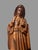 Mid 20th Century Vintage Hand Carved Wooden 17" Madonna Statue Sculpture Sacred Heart of Mary For Sale - Image 5 of 7