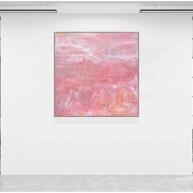 "Swept Away" by Trixie Pitts Large Abstract Expressionist Oil Painting For Sale - Image 10 of 11