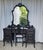 Black Black Vanity With Chair, 1930s Parisian, Romantic Style For Sale - Image 8 of 18