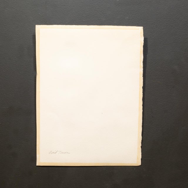 Coit Tower, San Francisco, Watercolor Painting, Signed, c.1950 For Sale - Image 4 of 4