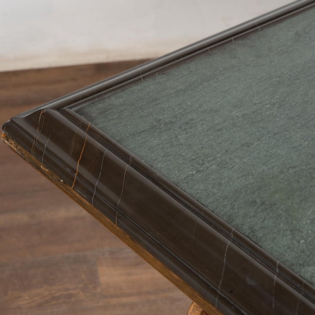 19th Century Italian Giltwood, Jasper & Marble Console Table For Sale - Image 12 of 15