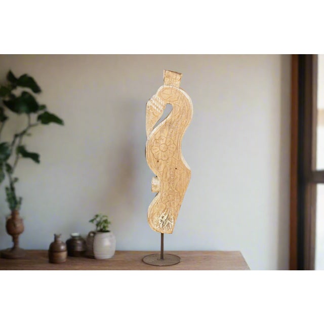 A charming piece of architectural heritage, this gorgeous antique corbel transcends its utilitarian past to become a...