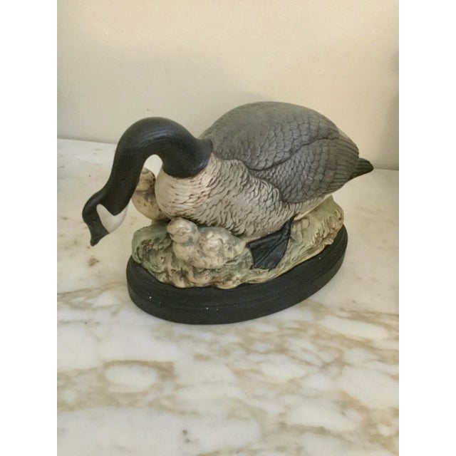 Brown Vintage 1980s Porcelain Ducks - Set of 2 For Sale - Image 8 of 10