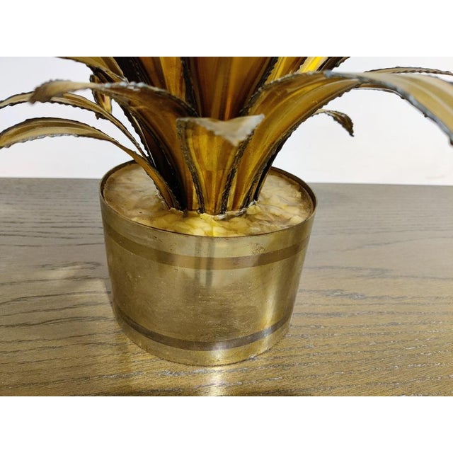 Flower Table Lamp from Maison Jansen, 1970s For Sale - Image 11 of 12