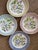 This beautiful set of plates were made in Italy for Horchow! Hand painted with reticulated edges.