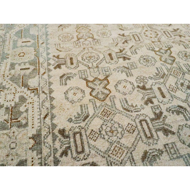 Mid 20th Century Galerie Shabab Collection Mid-20th Century Persian Malayer Accent Rug For Sale - Image 5 of 8