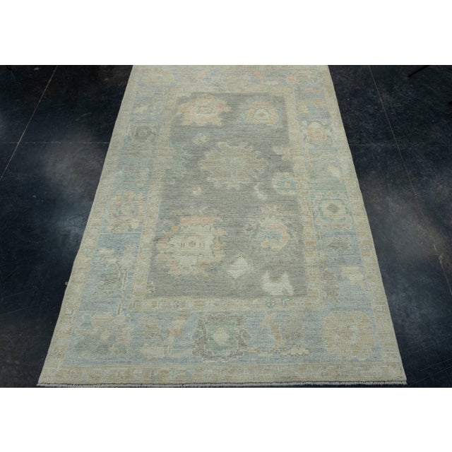 Turkish Oushak Rug 3'9" x 5'8" #17347 Explore a curated collection of hallway runners, wool rugs, and handmade...