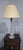 A super large grey verigated marble lamp with ormolu top, fully rewired, and home ready. 27" high withour shade 7"...