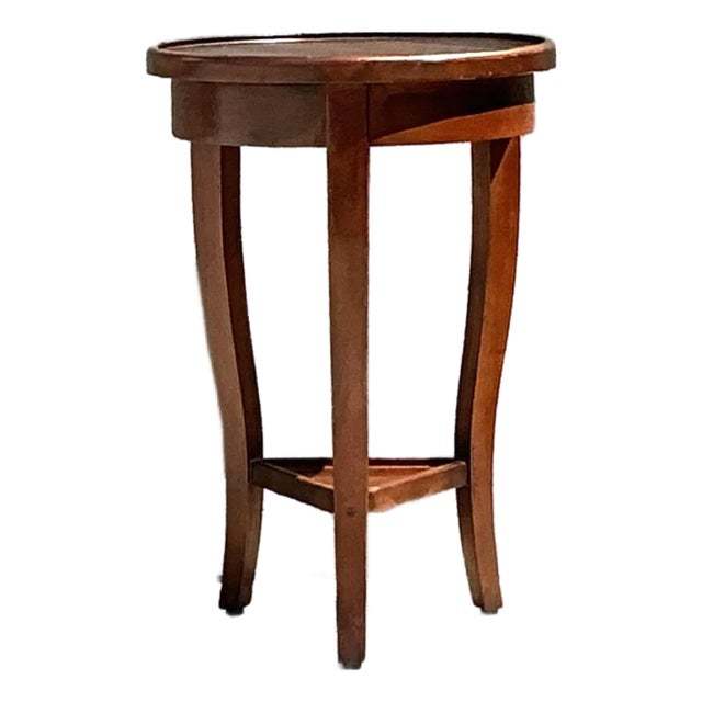 Vintage Sarreid Mahogany Drinks Table For Sale