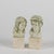 White Second Half of the 20th Century Half-Length Figurines of Him and Her with Stone Base, 1960s, Set of 2 For Sale - Image 8 of 8