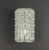Stunning bubble glass wall light/sconce by helena tynell for limburg (germany, 1970s). Rare 'sirius' model. Hand blown...